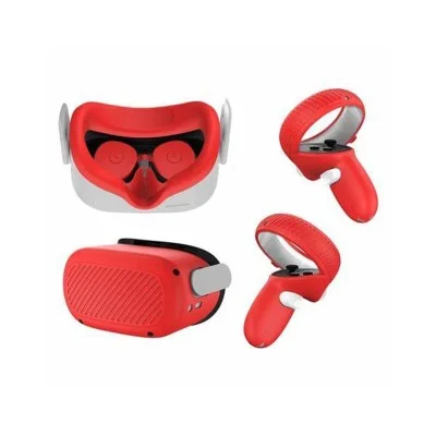 Gamax Oculus Quest 2 Console Silicon Case - Red